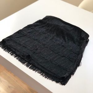 Express fringe skirt